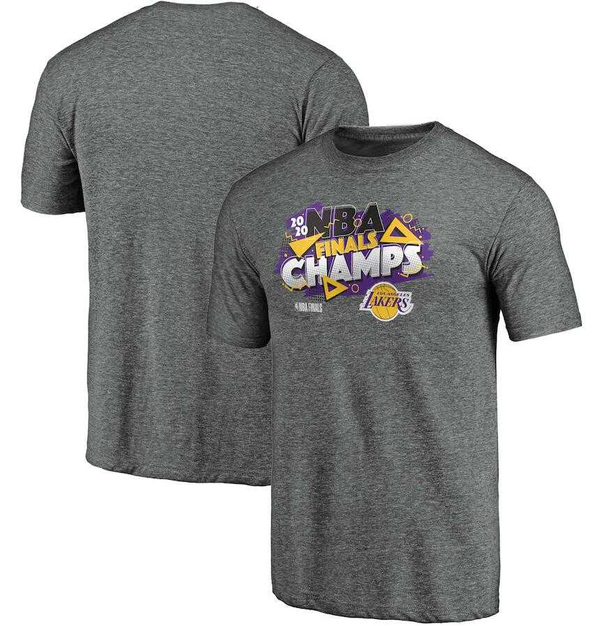 Men's Los Angeles Lakers Fanatics Gray 2020 NBA Finals Champions Saved By The Buzzer Tri Blend T-Shirt,We sell and wholesale Men's Los Angeles Lakers Fanatics Gray 2020 NBA Finals Champions Saved By The Buzzer Tri Blend T-Shirt on line form chian!